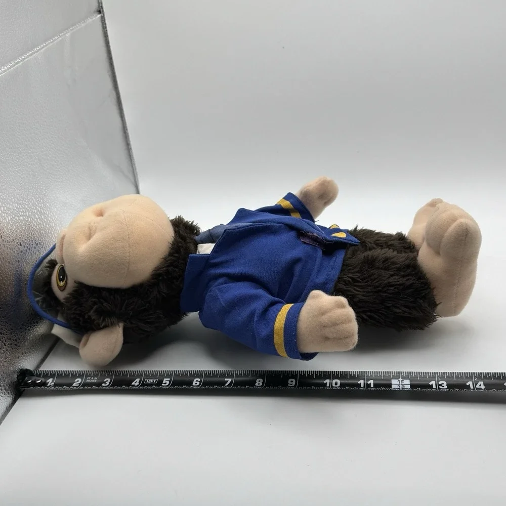 Vintage 1987 Bubbles Chimp Plush Hobson's Ice Cream Michael Jackson Monkey Toy
